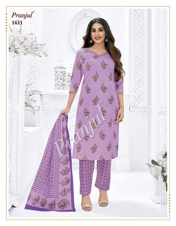 Pranjul Priyanka Vol-16 Cotton Designer Exclusive Dress Material